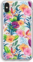 Case Company® - iPhone X hoesje - Tropisch 2 - Soft Cover Telefoonhoesje - Bescherming aan alle Kanten en Schermrand