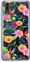 Case Company® - Huawei P20 hoesje - Tropisch 2 - Soft Cover Telefoonhoesje - Bescherming aan alle Kanten en Schermrand