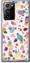 Case Company® - Samsung Galaxy Note 20 Ultra / Note 20 Ultra 5G hoesje - Terrazzo Memphis - Soft Cover Telefoonhoesje - Bescherming aan alle Kanten en Schermrand