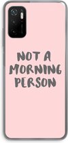 Case Company® - Xiaomi Poco M3 Pro 5G hoesje - Morning person - Soft Cover Telefoonhoesje - Bescherming aan alle Kanten en Schermrand