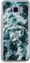 Case Company® - Samsung Galaxy S8 hoesje - Zee golf - Soft Cover Telefoonhoesje - Bescherming aan alle Kanten en Schermrand