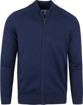 State of Art - Vest Blauw Gestreept - 3XL - Modern-fit