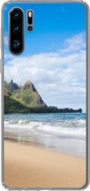 Geschikt voor Huawei P30 Pro hoesje - Strand - Tropisch - Hawaii - Siliconen Telefoonhoesje