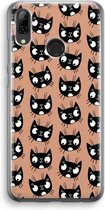 Case Company® - Huawei P Smart (2019) hoesje - Kat - Soft Cover Telefoonhoesje - Bescherming aan alle Kanten en Schermrand