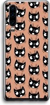 Case Company® - Huawei P30 hoesje - Kat - Soft Cover Telefoonhoesje - Bescherming aan alle Kanten en Schermrand