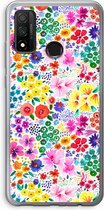 Case Company® - Huawei P Smart (2020) hoesje - Little Flowers - Soft Cover Telefoonhoesje - Bescherming aan alle Kanten en Schermrand