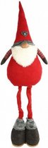 kerstfiguur Kabouter Paulus 95 cm rood