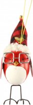 kersthanger Kairi vogel hart 15 cm rood