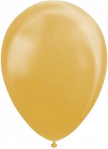 ballonnen metallic 12 cm latex goud 100 stuks