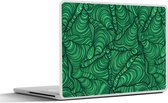 Laptop sticker - 15.6 inch - Groen - Patroon - Zomer