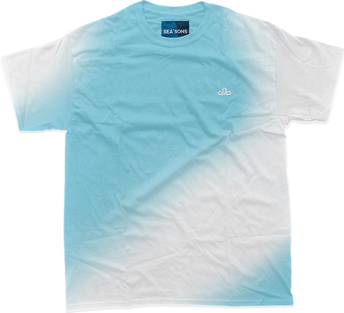 Sea'sons Official - Kleurveranderend - T-Shirt - Blauw-Wit - Maat L