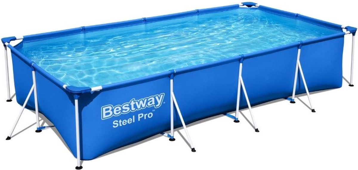 Bestway zwembad - 4,00 x 2,11 x 0,81 meter - Stalen Frame | bol.com