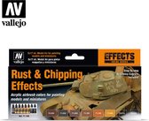 Vallejo val71186 - Model Air Set Rust & Chipping Effects - 8 x 17 ml