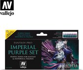 Vallejo val74104 Fantasy-Pro Imperial Purple Set - 8 x 17 ml