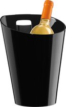 Koelemmer Zwart Marea - Wijnkoeler - Inclusief bevestiging voor aan tafel