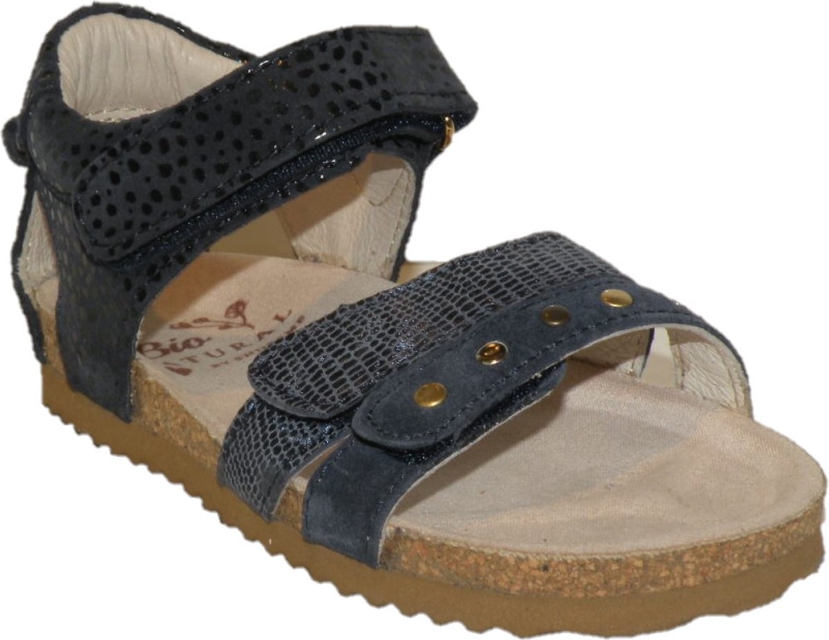 Shoesme Bio sandaal m BI22s076 m blauwe kinder sandaal