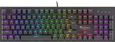 NATEC Genesis mechanical gaming keyboard Thor 300 RGB US layout RGB backlight red switch software