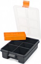 gereedschapskoffer organizer 23 x 15 x 6 cm zwart