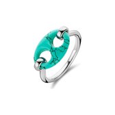 TI SENTO - Milano Ring 12258TQ - Zilveren dames ring - Maat 54