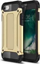 Apple iPhone SE (2022) Hoesje - Mobigear - Outdoor Serie - Hard Kunststof Backcover - Goud - Hoesje Geschikt Voor Apple iPhone SE (2022)