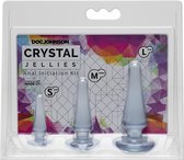 Crystal Jellies - Anal Initiation Kit Purple - Butt Plugs & Anal Dildos purple