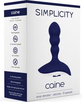 CAINE Anal vibrator - Blue - Anal Vibrators blue