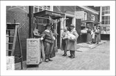 Walljar - Markt Haarlemmerstraat - Zwart wit poster