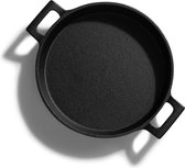 Spesely®  Gietijzeren Pan met handvaten - Koekenpan - Hapjespan - Diameter 20cm - Gietijzeren pan bbq