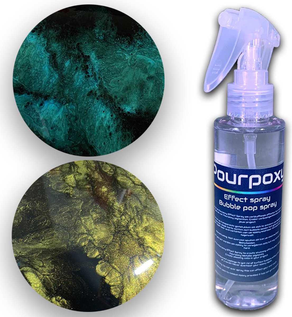 Bubble pop spray 150ml - Pourpoxy - effect spray - bubble burst - 