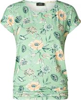 YEST Yelitza Essential Jersey Shirt - Sage/Multicolour - maat 36