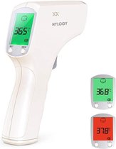 Bol.com HYLOGY Thermometer voor Volwassenen Digitaal - Infrarood Koortsthermometer Contactloze - Thermometer Lichaam Kinderen - ... aanbieding