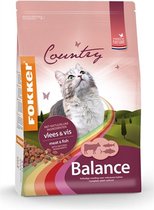 Fokker Country Balance Vlees & Vis Kattenvoer 2,5 kg