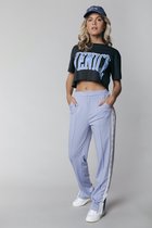 Colourful Rebel Venice Cropped T-shirt  Grijs Dames - Loose Fit - Organisch Katoen - M