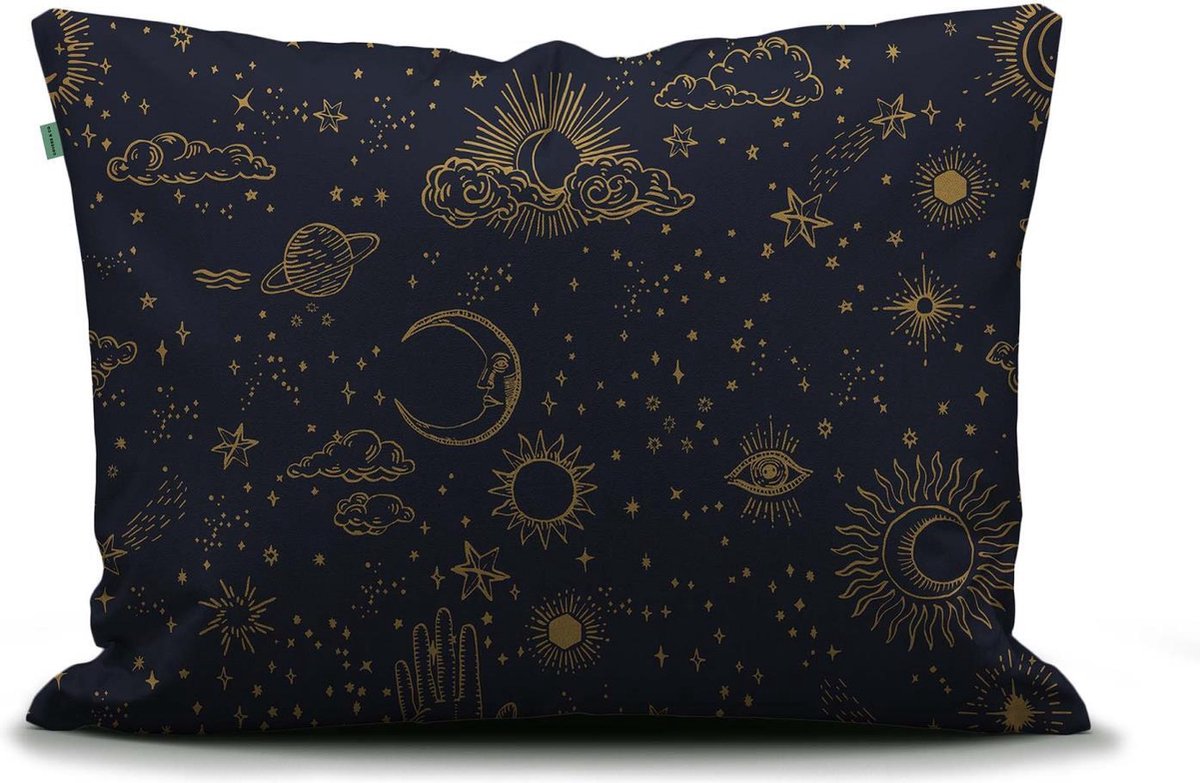 COVERS & CO That's The Spirit Dekbedovertrek Nightblue - Lits-Jumeaux - 240x200/220 cm