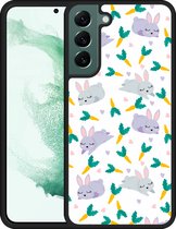Galaxy S22+ Hardcase hoesje Funny Rabbit - Designed by Cazy