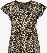 TwoDay dames blouse met luipaardprint - Bruin - Maat S