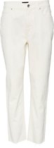 Vero Moda VMBRENDA HR STRAIGHT ANK CUT COLOR Dames Jeans Cloud Dancer - Maat 30 x L34