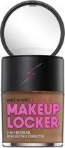 Wet 'n Wild | Pump Makeup Locker 3-en-1 Sheer | BB crème, Surligneur et correcteur | 178A Profond | Marron | 30 ml