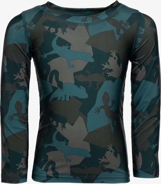 Osaga jongens UV zwemshirt met camouflage print - Groen - Maat 110
