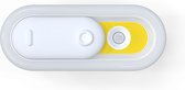 Framehack Premium Nachtlampje met bewegingssensor - Ophangen zonder te Boren/Schroeven - Wandlamp - USB oplaadbaar - Trapverlichting - Kastverlichting - Nachtlamp - Sensor lampje - Muurlamp - Bedlamp - Slaapkamer - Kinderkamer - Babykamer - Wit