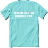 Gevonden Katten - Katten T-Shirt Kleding Cadeau | Dames - Heren - Unisex | Kat / Dieren shirt | Grappig Verjaardag kado | Tshirt Met Print | - Licht Blauw - L