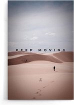 Walljar - Keep moving - Muurdecoratie - Poster