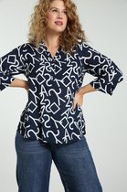 Paprika Dames Tuniek Iris met lettermotief - Outdoorblouse - Maat 44