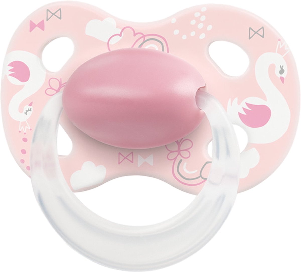 Goedkoopste Medela Baby Fopspeen Original Hoge acceptatie orthdontisch ergonomische vorm - Powdery Pink - 6-18 maanden - 1 stuks