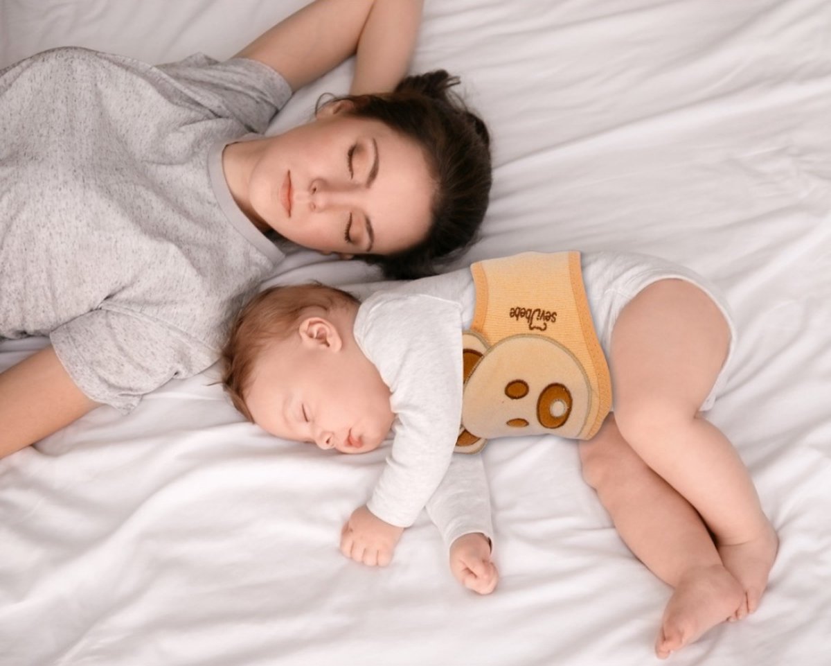 Ceinture chauffe-ventre anti-colique pour bébés