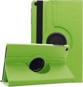 LuxeBass Samsung Galaxy Tab A7 (2020) 10.4 inch - Draaibare Tablet Case met Standaard - Groen