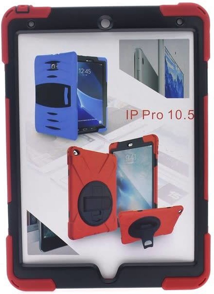 Apple iPad Pro 10.5 (2017) Rood Achterkant - Back Cover Tablethoes