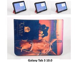 Samsung Galaxy Tab 3 10.1 Smart Tablethoes Print voor bescherming van tablet (P5210)- 8719273119631