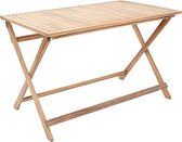 NATERIAL - Table de jardin SOLIS - Table pliante pour 2 à 4 personnes - 114 X 70 cm - Pliable - Table à manger - Table buffet - Table en bois - -Acacia