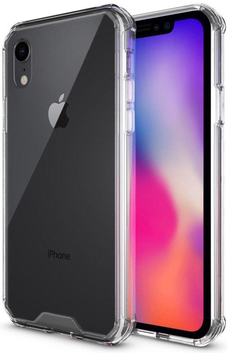 Peachy Doorzichtig Hoesje iPhone XR Case - Transparant